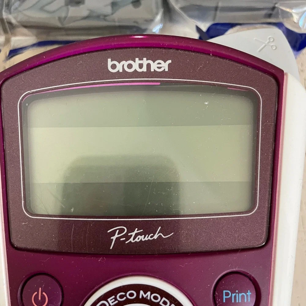 Brother P-Touch PT-1090 Label Maker Bundle with AC Adapter and 3 Tapes Refills